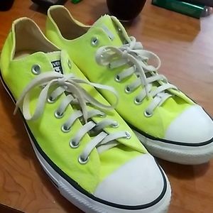 Neon Yellow Converse